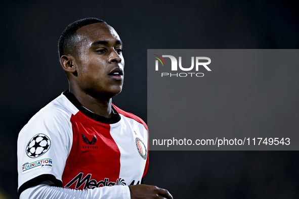 Feyenoord Rotterdam forward Igor Paixao plays during the match between Feyenoord and Salzburg at the Feyenoord stadium De Kuip for the UEFA...