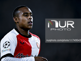 Feyenoord Rotterdam forward Igor Paixao plays during the match between Feyenoord and Salzburg at the Feyenoord stadium De Kuip for the UEFA...