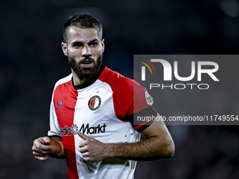 Feyenoord Rotterdam defender Bart Nieuwkoop plays during the match between Feyenoord and Salzburg at the Feyenoord stadium De Kuip for the U...