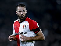 Feyenoord Rotterdam defender Bart Nieuwkoop plays during the match between Feyenoord and Salzburg at the Feyenoord stadium De Kuip for the U...