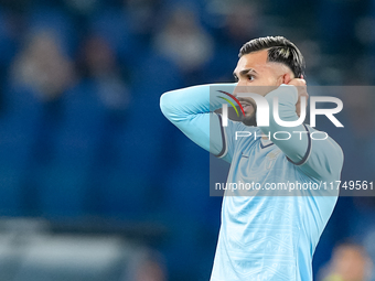 Taty Castellanos of SS Lazio looks dejected during the Serie A Enilive match between SS Lazio and Cagliari Calcio at Stadio Olimpico on Nove...