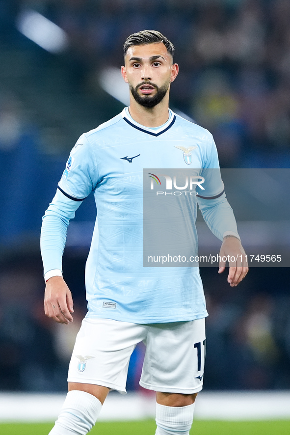 Taty Castellanos of SS Lazio during the Serie A Enilive match between SS Lazio and Cagliari Calcio at Stadio Olimpico on November 4, 2024 in...