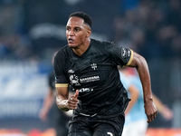 Yerry Mina of Cagliari Calcio during the Serie A Enilive match between SS Lazio and Cagliari Calcio at Stadio Olimpico on November 4, 2024 i...