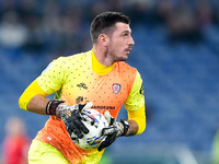 Simone Scuffet of Cagliari Calcio during the Serie A Enilive match between SS Lazio and Cagliari Calcio at Stadio Olimpico on November 4, 20...