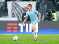 Nicolo' Rovella of SS Lazio during the Serie A Enilive match between SS Lazio and Cagliari Calcio at Stadio Olimpico on November 4, 2024 in...