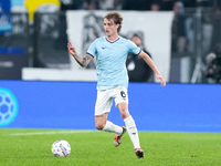 Nicolo' Rovella of SS Lazio during the Serie A Enilive match between SS Lazio and Cagliari Calcio at Stadio Olimpico on November 4, 2024 in...