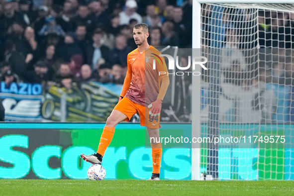 Ivan Provedel of SS Lazio during the Serie A Enilive match between SS Lazio and Cagliari Calcio at Stadio Olimpico on November 4, 2024 in Ro...