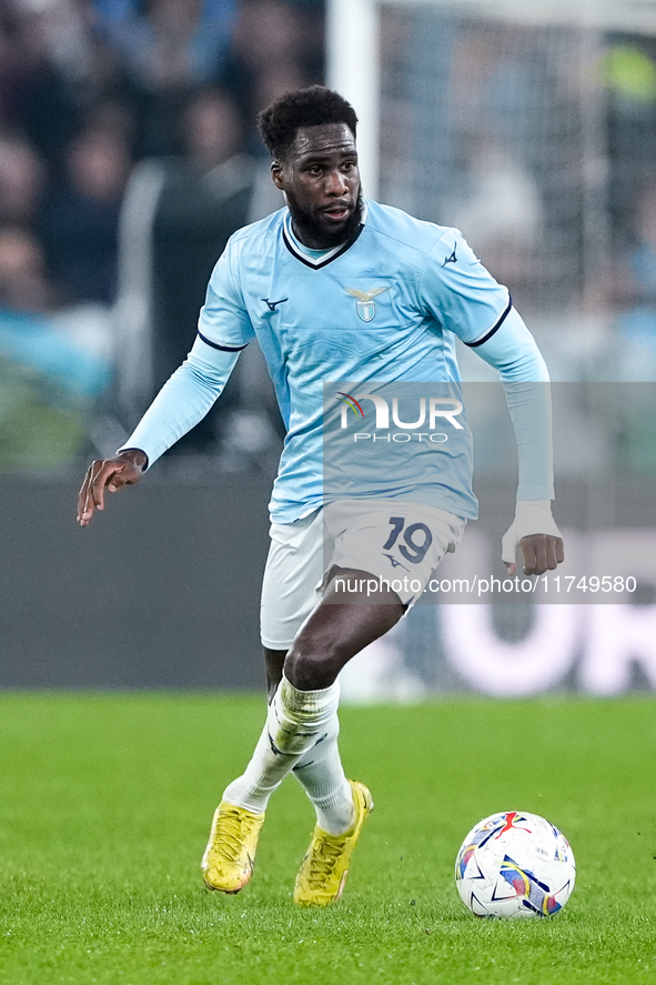 Boulaye Dia of SS Lazio during the Serie A Enilive match between SS Lazio and Cagliari Calcio at Stadio Olimpico on November 4, 2024 in Rome...