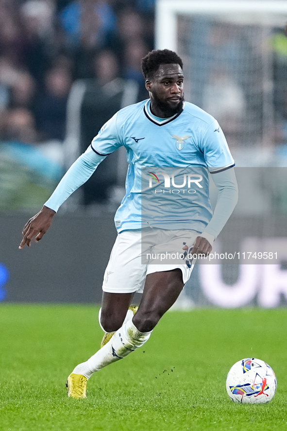 Boulaye Dia of SS Lazio during the Serie A Enilive match between SS Lazio and Cagliari Calcio at Stadio Olimpico on November 4, 2024 in Rome...