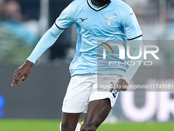 Boulaye Dia of SS Lazio during the Serie A Enilive match between SS Lazio and Cagliari Calcio at Stadio Olimpico on November 4, 2024 in Rome...