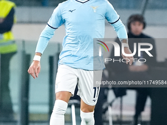 Taty Castellanos of SS Lazio during the Serie A Enilive match between SS Lazio and Cagliari Calcio at Stadio Olimpico on November 4, 2024 in...