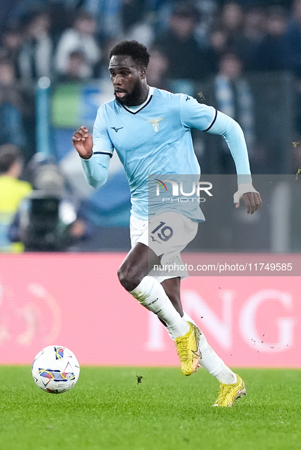 Boulaye Dia of SS Lazio during the Serie A Enilive match between SS Lazio and Cagliari Calcio at Stadio Olimpico on November 4, 2024 in Rome...