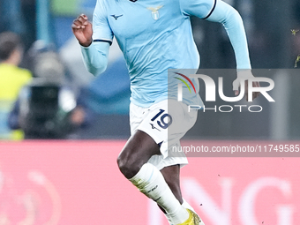 Boulaye Dia of SS Lazio during the Serie A Enilive match between SS Lazio and Cagliari Calcio at Stadio Olimpico on November 4, 2024 in Rome...