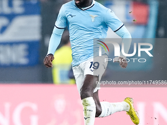 Boulaye Dia of SS Lazio during the Serie A Enilive match between SS Lazio and Cagliari Calcio at Stadio Olimpico on November 4, 2024 in Rome...