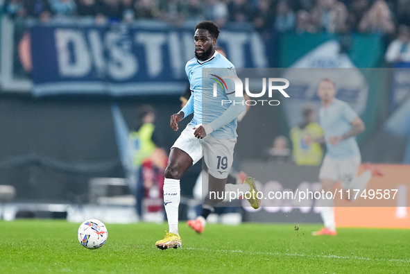 Boulaye Dia of SS Lazio during the Serie A Enilive match between SS Lazio and Cagliari Calcio at Stadio Olimpico on November 4, 2024 in Rome...