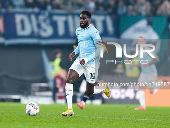 Boulaye Dia of SS Lazio during the Serie A Enilive match between SS Lazio and Cagliari Calcio at Stadio Olimpico on November 4, 2024 in Rome...