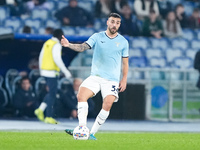 Mario Gila of SS Lazio during the Serie A Enilive match between SS Lazio and Cagliari Calcio at Stadio Olimpico on November 4, 2024 in Rome,...