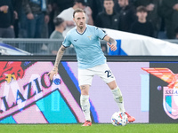 Manuel Lazzari of SS Lazio during the Serie A Enilive match between SS Lazio and Cagliari Calcio at Stadio Olimpico on November 4, 2024 in R...