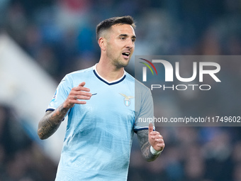 Matias Vecino of SS Lazio looks dejected during the Serie A Enilive match between SS Lazio and Cagliari Calcio at Stadio Olimpico on Novembe...