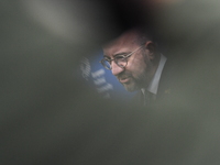 Charles Michel, President of the European Council, arrives at the 5th European Political Community Summit in Budapest, Hungary, on November...