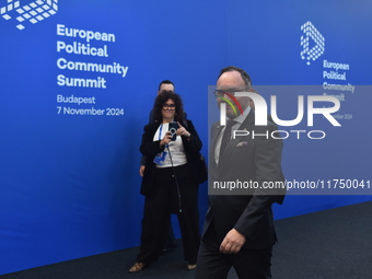 Xavier Espot Zamora, Prime Minister of Andorra, arrives at the 5th European Political Community Summit in Budapest, Hungary, on November 7,...