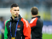 Gabriel Martinelli of Arsenal looks on during the UEFA Champions League 2024/25 League Phase MD4 match between FC Internazionale and Arsenal...