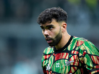 David Raya of Arsenal looks on during the UEFA Champions League 2024/25 League Phase MD4 match between FC Internazionale and Arsenal at Stad...