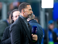 Former England player Rio Ferdinand during the UEFA Champions League 2024/25 League Phase MD4 match between FC Internazionale and Arsenal at...