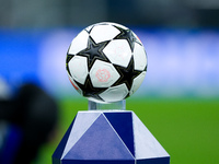 Official Adidas UEFA Champions league matchball during the UEFA Champions League 2024/25 League Phase MD4 match between FC Internazionale an...