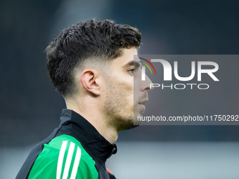 Kai Havertz of Arsenal looks on during the UEFA Champions League 2024/25 League Phase MD4 match between FC Internazionale and Arsenal at Sta...