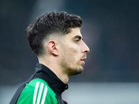 Kai Havertz of Arsenal looks on during the UEFA Champions League 2024/25 League Phase MD4 match between FC Internazionale and Arsenal at Sta...