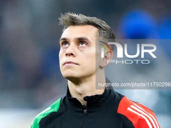 Leandro Trossard of Arsenal looks on during the UEFA Champions League 2024/25 League Phase MD4 match between FC Internazionale and Arsenal a...