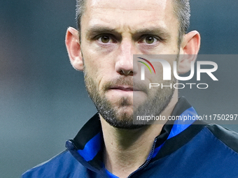 Stefan de Vrij of FC Internazionale looks on camera during the UEFA Champions League 2024/25 League Phase MD4 match between FC Internazional...