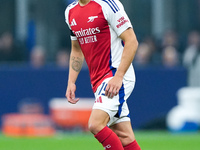 Leandro Trossard of Arsenal during the UEFA Champions League 2024/25 League Phase MD4 match between FC Internazionale and Arsenal at Stadio...