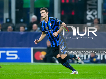 Benjamin Pavard of FC Internazionale during the UEFA Champions League 2024/25 League Phase MD4 match between FC Internazionale and Arsenal a...