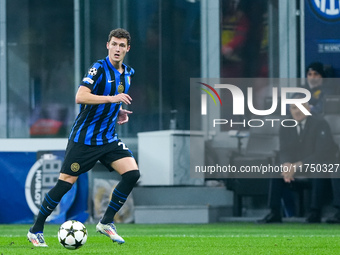 Benjamin Pavard of FC Internazionale during the UEFA Champions League 2024/25 League Phase MD4 match between FC Internazionale and Arsenal a...