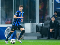 Benjamin Pavard of FC Internazionale during the UEFA Champions League 2024/25 League Phase MD4 match between FC Internazionale and Arsenal a...