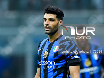 Mehdi Taremi of FC Internazionale looks on during the UEFA Champions League 2024/25 League Phase MD4 match between FC Internazionale and Ars...