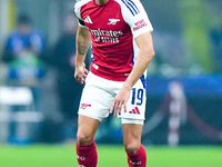 Leandro Trossard of Arsenal during the UEFA Champions League 2024/25 League Phase MD4 match between FC Internazionale and Arsenal at Stadio...