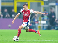 Leandro Trossard of Arsenal during the UEFA Champions League 2024/25 League Phase MD4 match between FC Internazionale and Arsenal at Stadio...