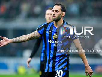 Lautaro Martinez of FC Internazionale looks on during the UEFA Champions League 2024/25 League Phase MD4 match between FC Internazionale and...