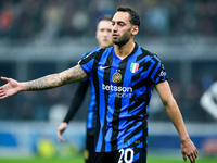 Lautaro Martinez of FC Internazionale looks on during the UEFA Champions League 2024/25 League Phase MD4 match between FC Internazionale and...