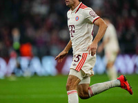 Thomas Muller of Bayern Munich  looks on during the Champions League Round 4 match between Bayern Munich v Benfica at the Allianz arena, Mun...