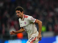 Thomas Muller of Bayern Munich  looks on during the Champions League Round 4 match between Bayern Munich v Benfica at the Allianz arena, Mun...