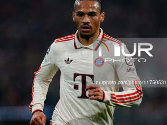 Leroy Sane of Bayern Munich  looks on during the Champions League Round 4 match between Bayern Munich v Benfica at the Allianz arena, Munich...