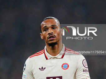 Leroy Sane of Bayern Munich  looks on during the Champions League Round 4 match between Bayern Munich v Benfica at the Allianz arena, Munich...