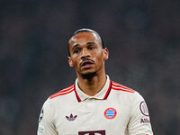 Leroy Sane of Bayern Munich  looks on during the Champions League Round 4 match between Bayern Munich v Benfica at the Allianz arena, Munich...