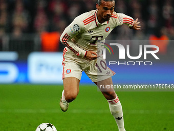 Leroy Sane of Bayern Munich  looks on during the Champions League Round 4 match between Bayern Munich v Benfica at the Allianz arena, Munich...