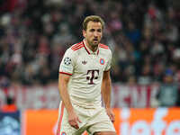 Harry Kane of Bayern Munich  looks on during the Champions League Round 4 match between Bayern Munich v Benfica at the Allianz arena, Munich...