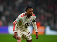 Michael Olise of Bayern Munich  looks on during the Champions League Round 4 match between Bayern Munich v Benfica at the Allianz arena, Mun...